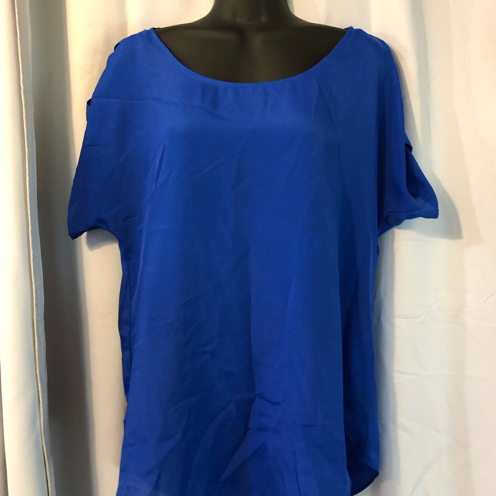 Royal Blue Blouse in Medium from EXPRESS